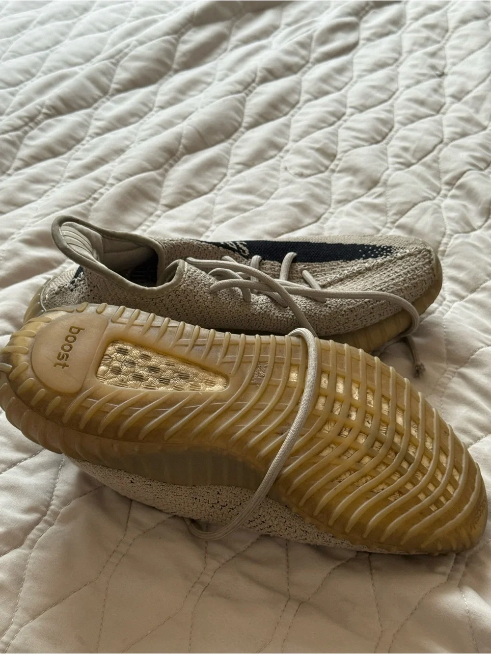 Yeezy Boost 350 V2 Beige with Black Stripe